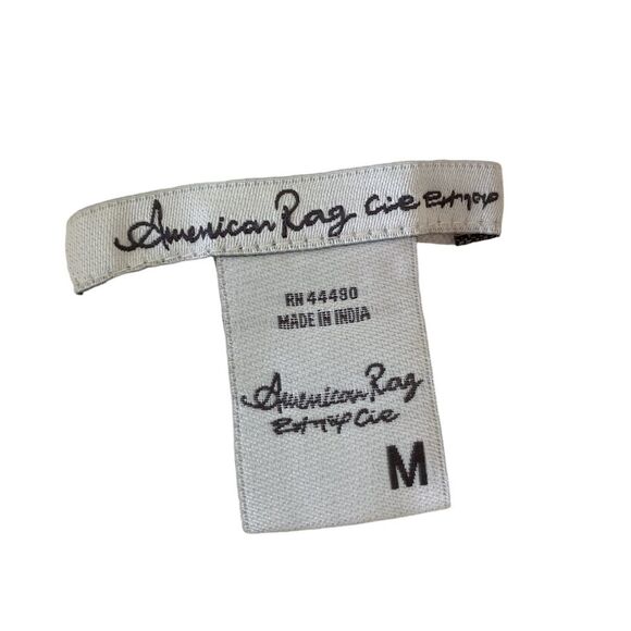 American Rag Cream White Elastic Waist Relaxed Summer Mini Skirt Size Medium - Picture 4 of 6